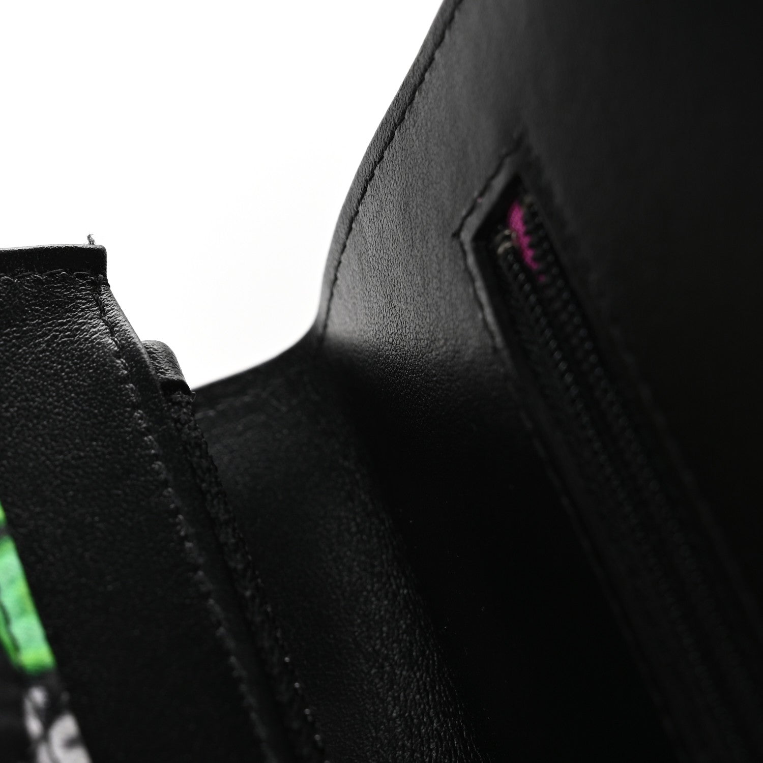 Chanel Fabric Printed Chanel 19 Wallet On Chain WOC Black Multicolor 13 of 13