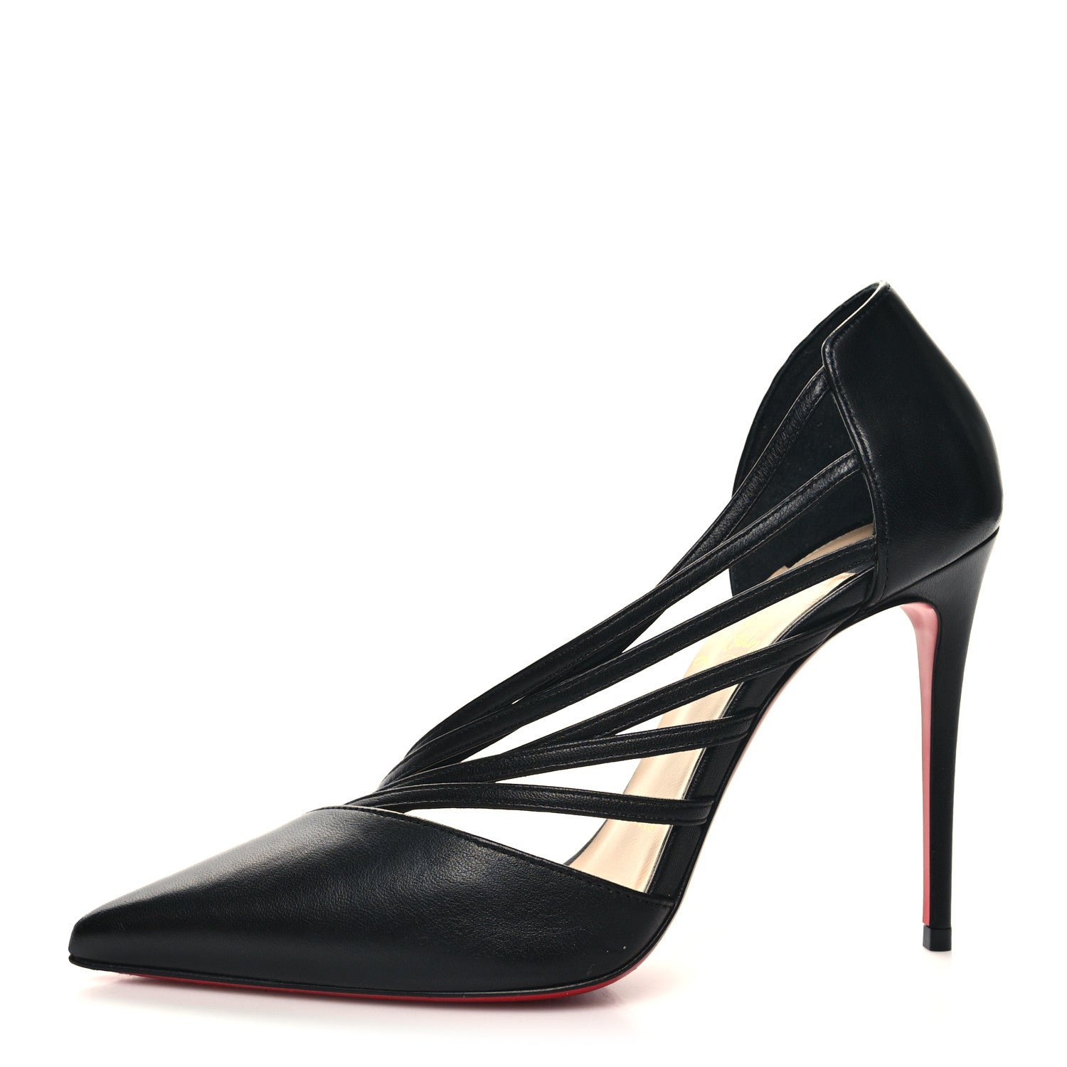 Christian Louboutin Nappa Antinorina 100 Sandals 36 Black 1 of 7