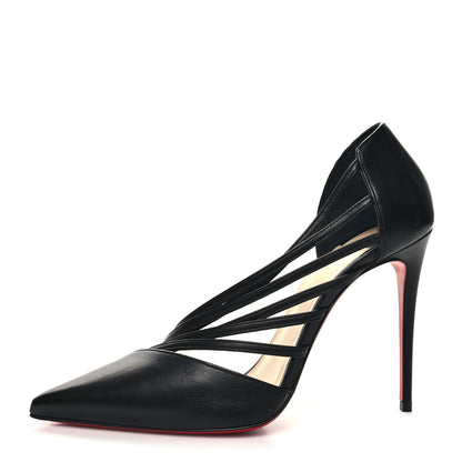 Christian Louboutin Nappa Antinorina 100 Sandals 36 Black 1 of 7