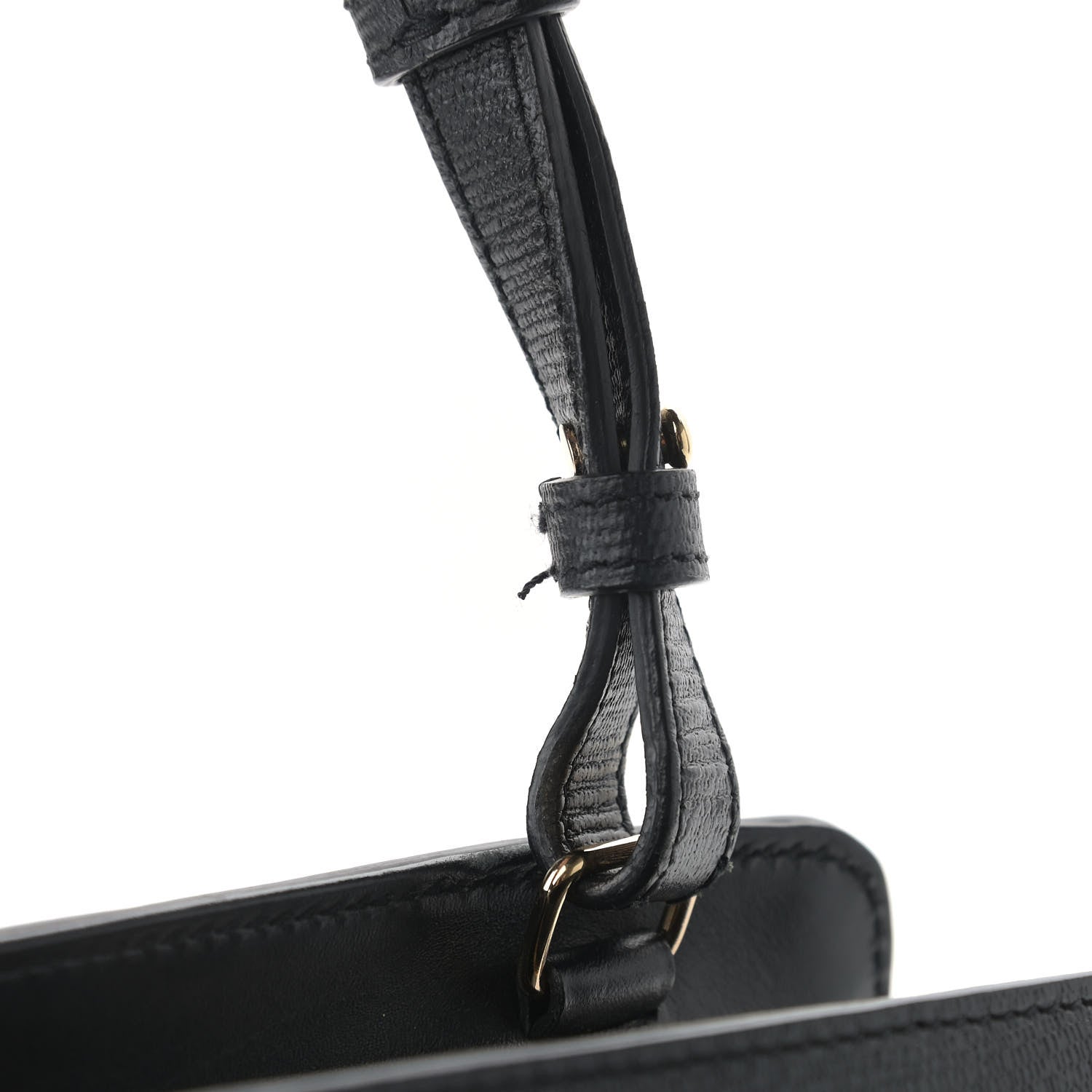 Saint Laurent Textured Calfskin Small Classic Y Cabas Black 13 of 13