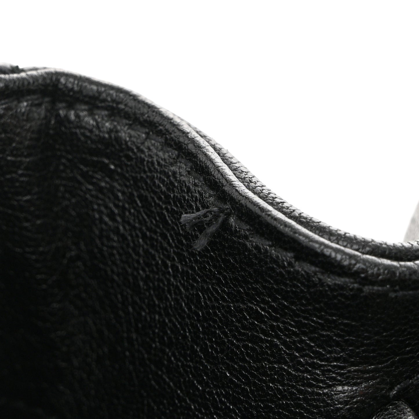 Sheepskin Matelasse Chevron Monogram Large College Satchel Black