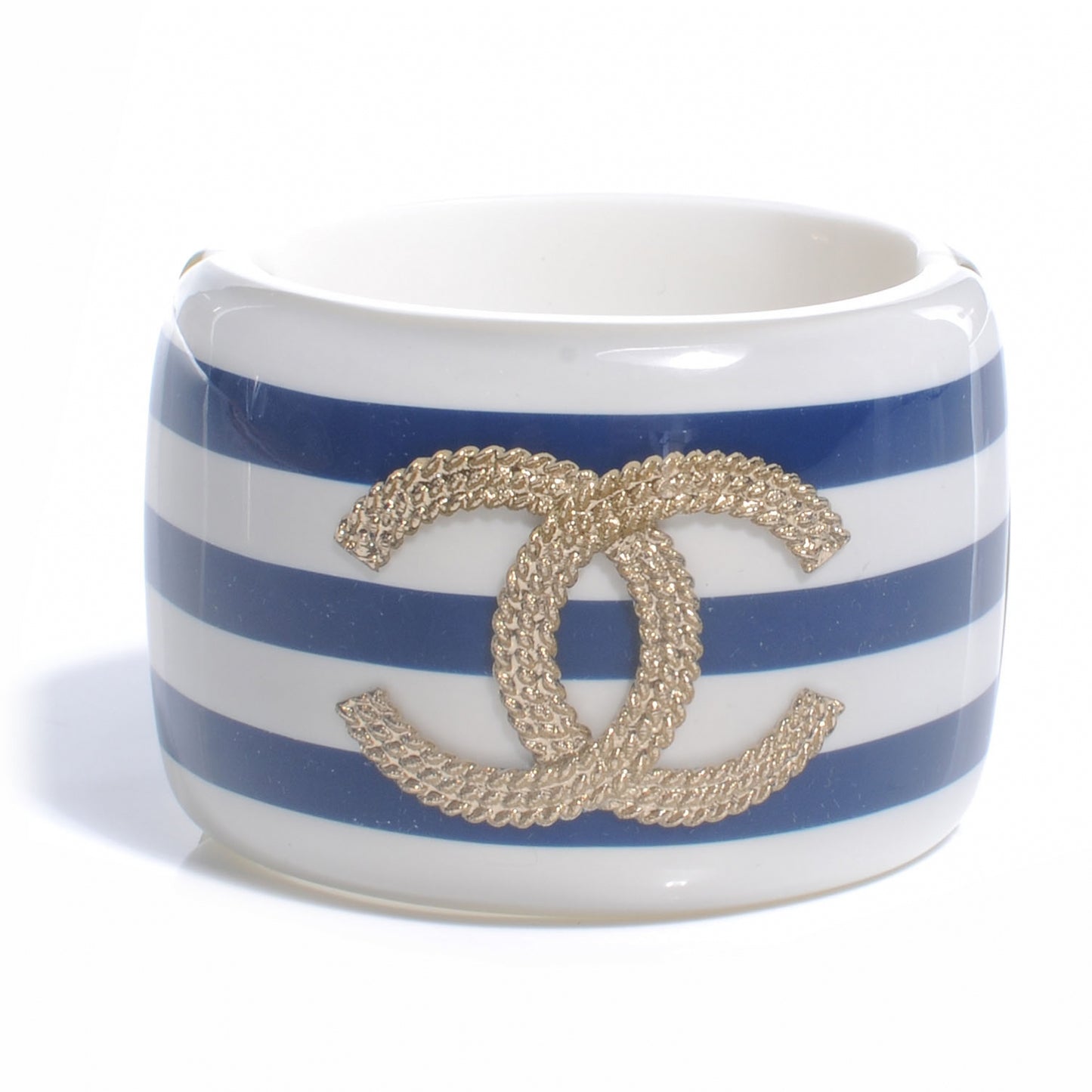 Resin Metal CC Nautical Wide Cuff