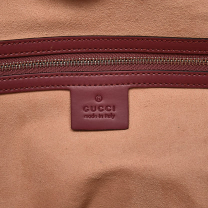 Gucci Soft GG Supreme Monogram Blooms Medium Crossbody Tote Beige Multicolor Dry Rose 7 of 8