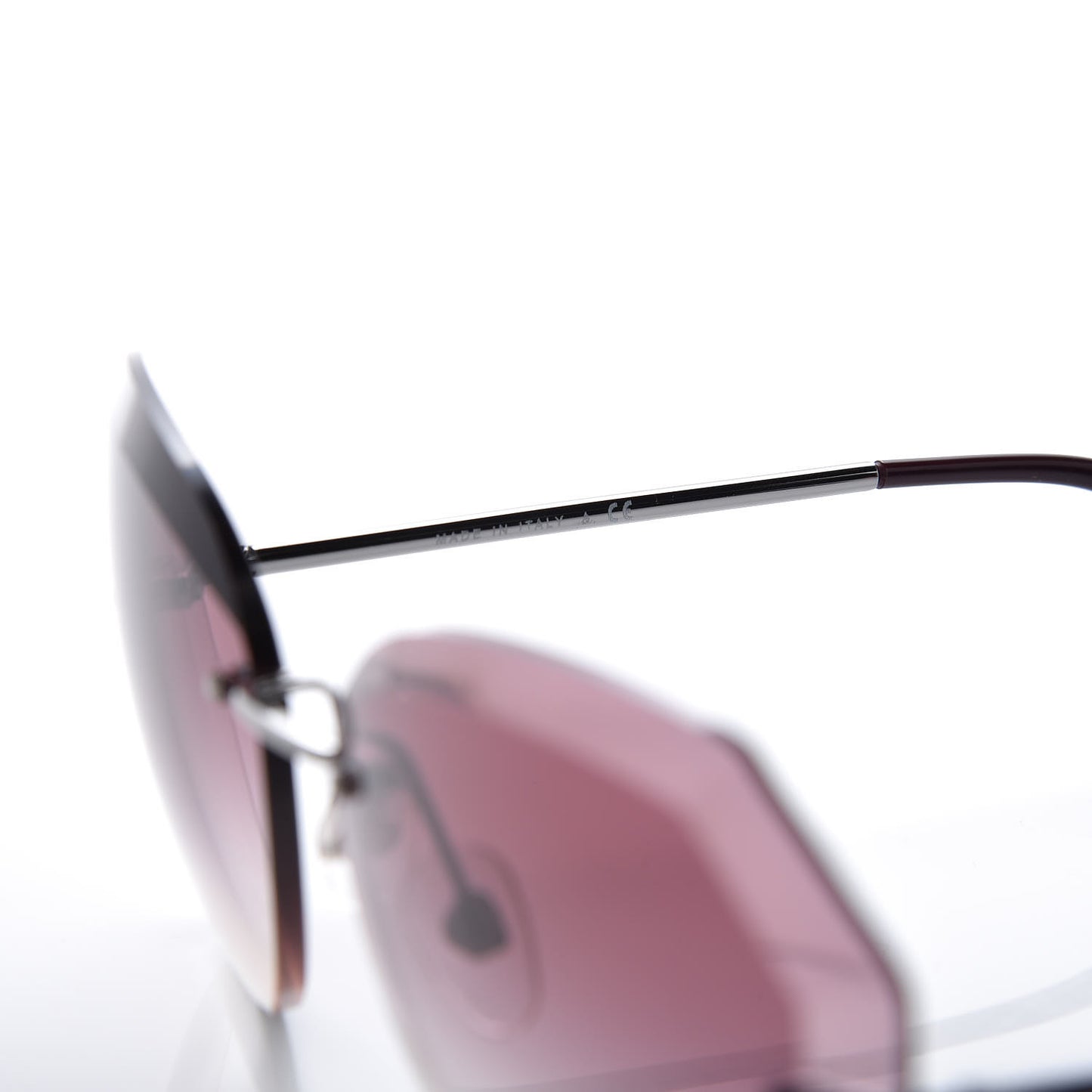 Metal Spring Round Sunglasses 4220 Pink