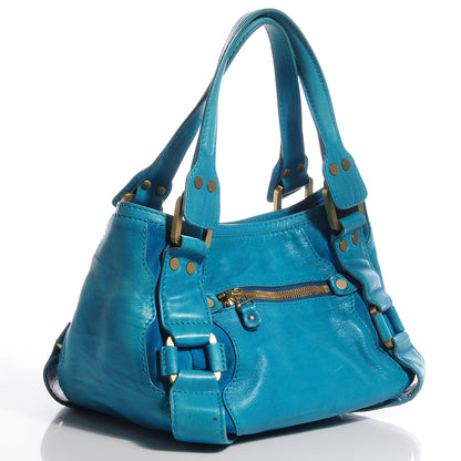 Jimmy Choo Leather Suede Mahala Turquoise 3 of 10