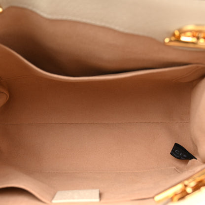 Gucci GG Supreme Monogram Flora Textured Calfskin Small Padlock Tote Beige Ebony Multicolor Mystic White 5 of 11