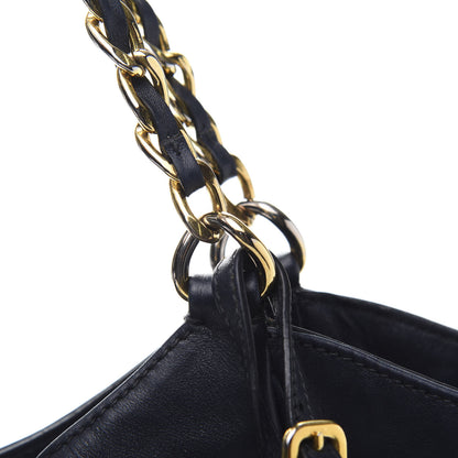 Prada Soft Calf Chain Tote Baltico 15 of 16