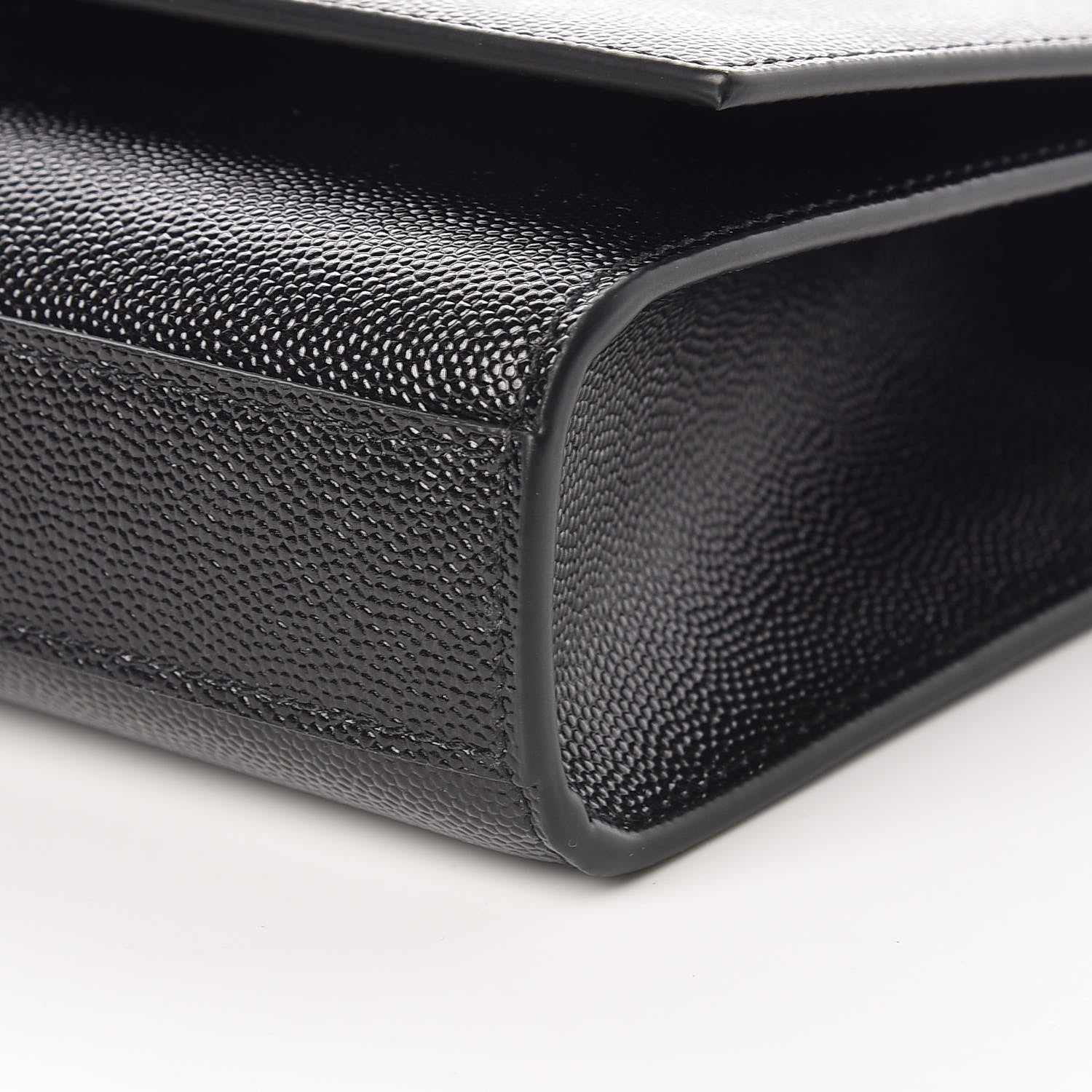Saint Laurent Grain De Poudre Small Monogram Kate Satchel Black 9 of 9