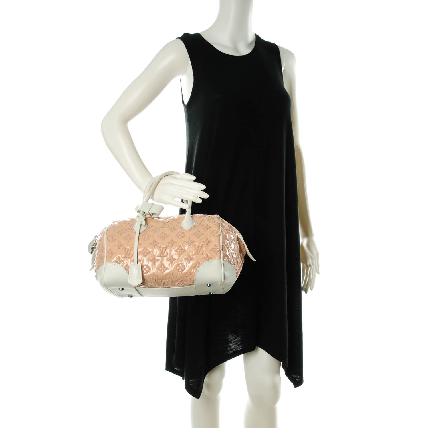 Louis Vuitton Monogram Bouclettes Speedy Round Rose 2 of 6