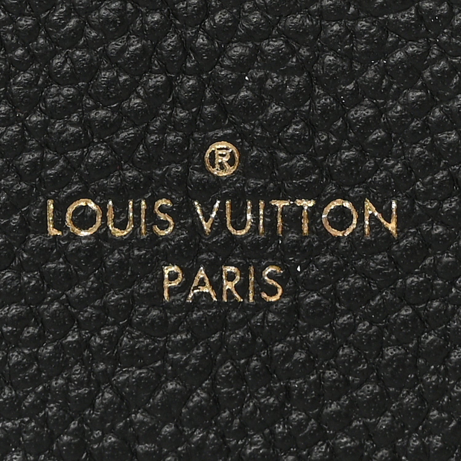 Louis Vuitton Calfskin Felicie Chain Wallet Card Holder Insert Black 6 of 6