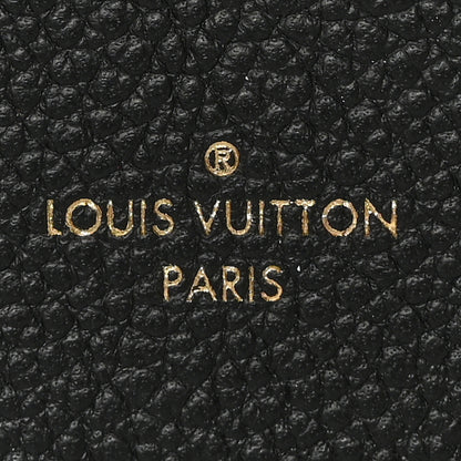 Louis Vuitton Calfskin Felicie Chain Wallet Card Holder Insert Black 6 of 6