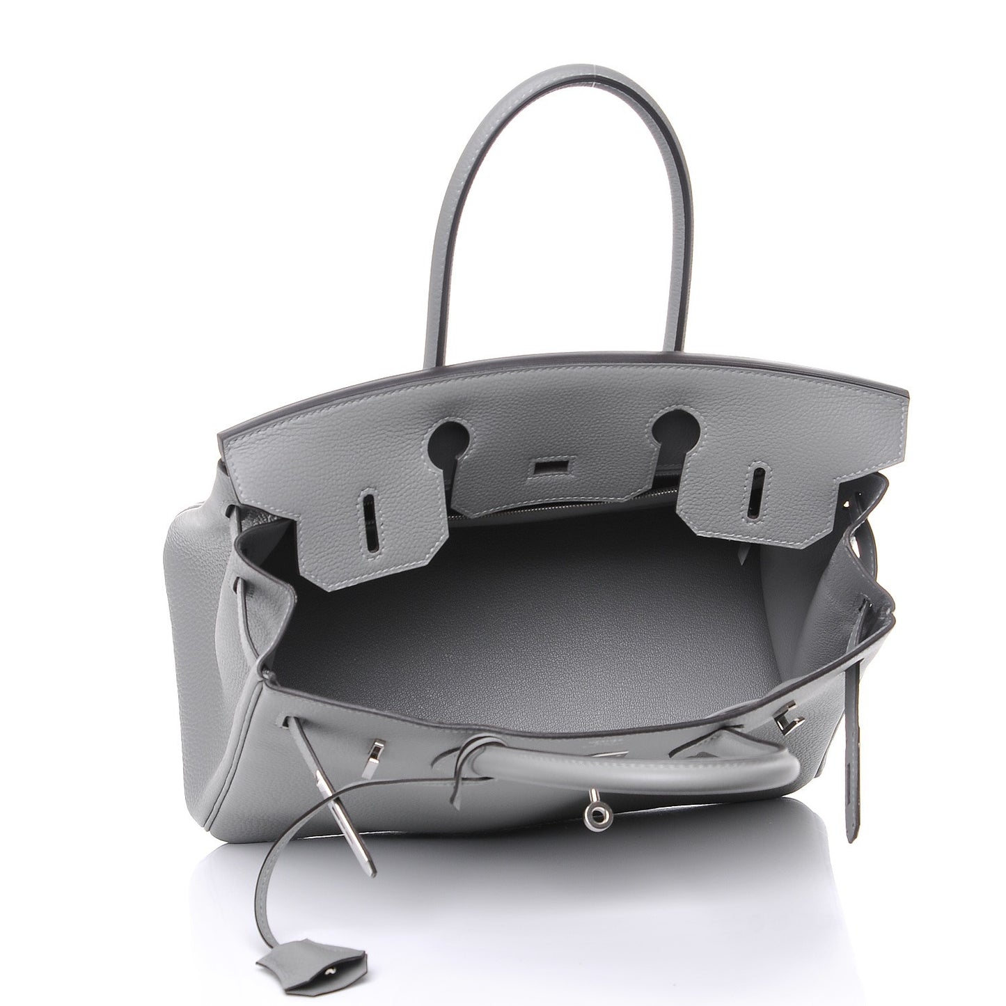 Togo Birkin 30 Gris Mouette
