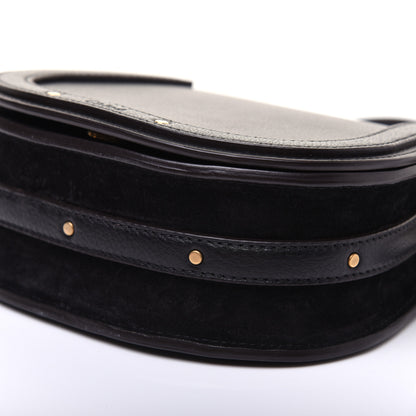 Chloe Calfskin Suede Small Nile Bracelet Bag Black 7 of 14
