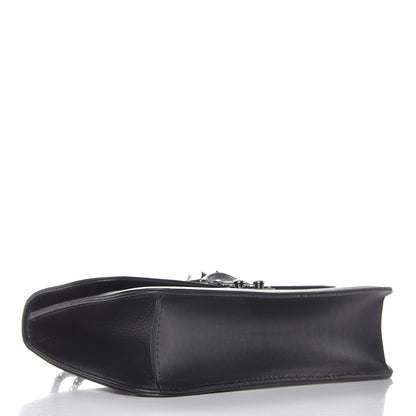 Valentino Garavani Vitello Medium Glam Lock Rockstud Flap Black 4 of 7