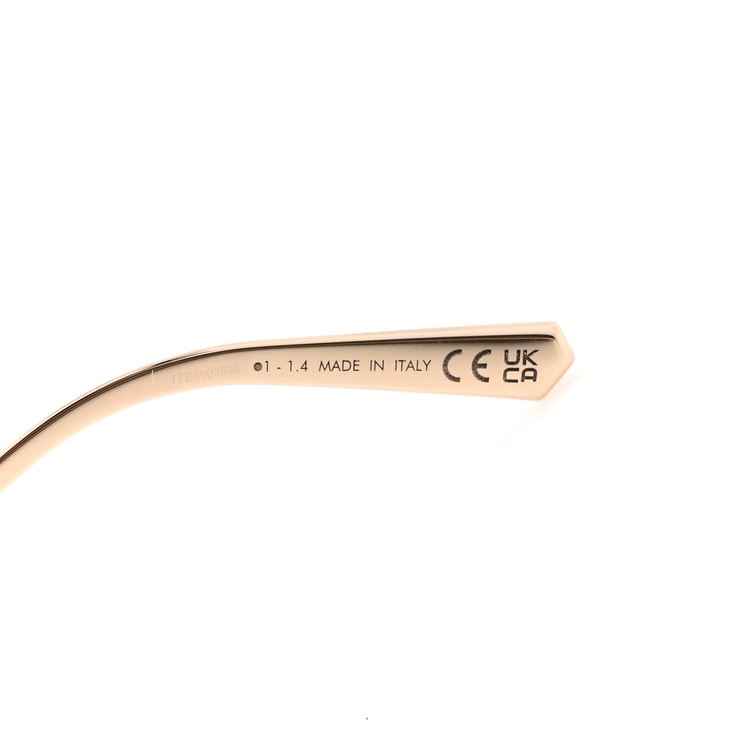 Metal FilDior S1U Square Sunglasses Gold