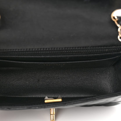 Chanel Lambskin Quilted Mini Rectangular Flap Black 5 of 10