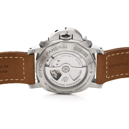 Panerai Stainless Steel Calfskin 44mm Luminor 1950 3 Day Power Reserve Automatic Watch Black PAM00321 4 of 5