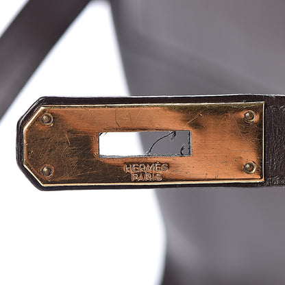 Hermes Box Kelly Retourne 32 Chocolate 6 of 64