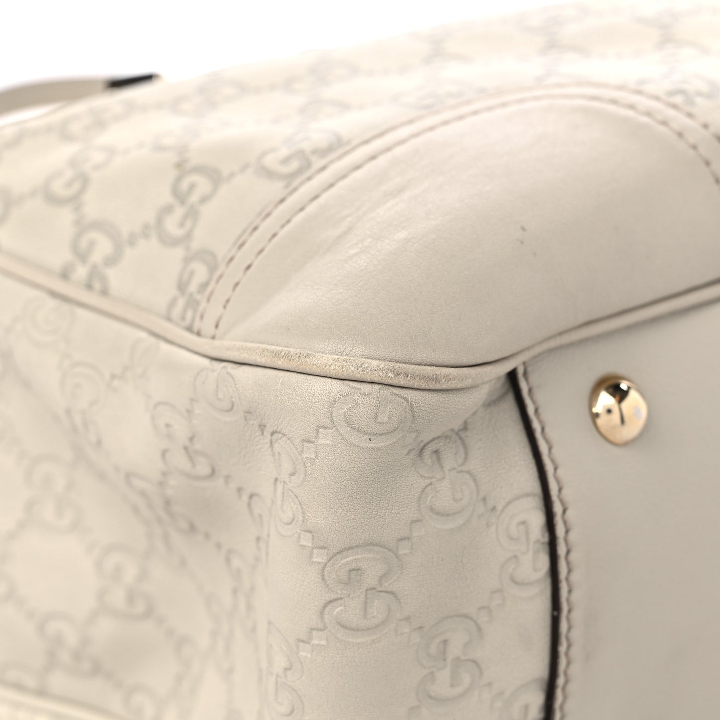 Guccissima Medium Princy Tote Off White
