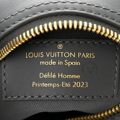 Louis Vuitton Calfskin Monogram Embossed Cruiser Messenger Dark Shadow Gray 6 of 9