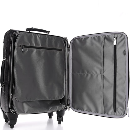 MCM Visetos Small Traveler Trolley Whelled Suitcase Black 5 of 8