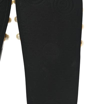 Gucci GG Supreme Monogram Pearls Slide Sandals 41 Beige 6 of 13
