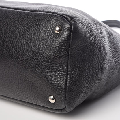 Prada Vitello Daino Tote Black 9 of 13