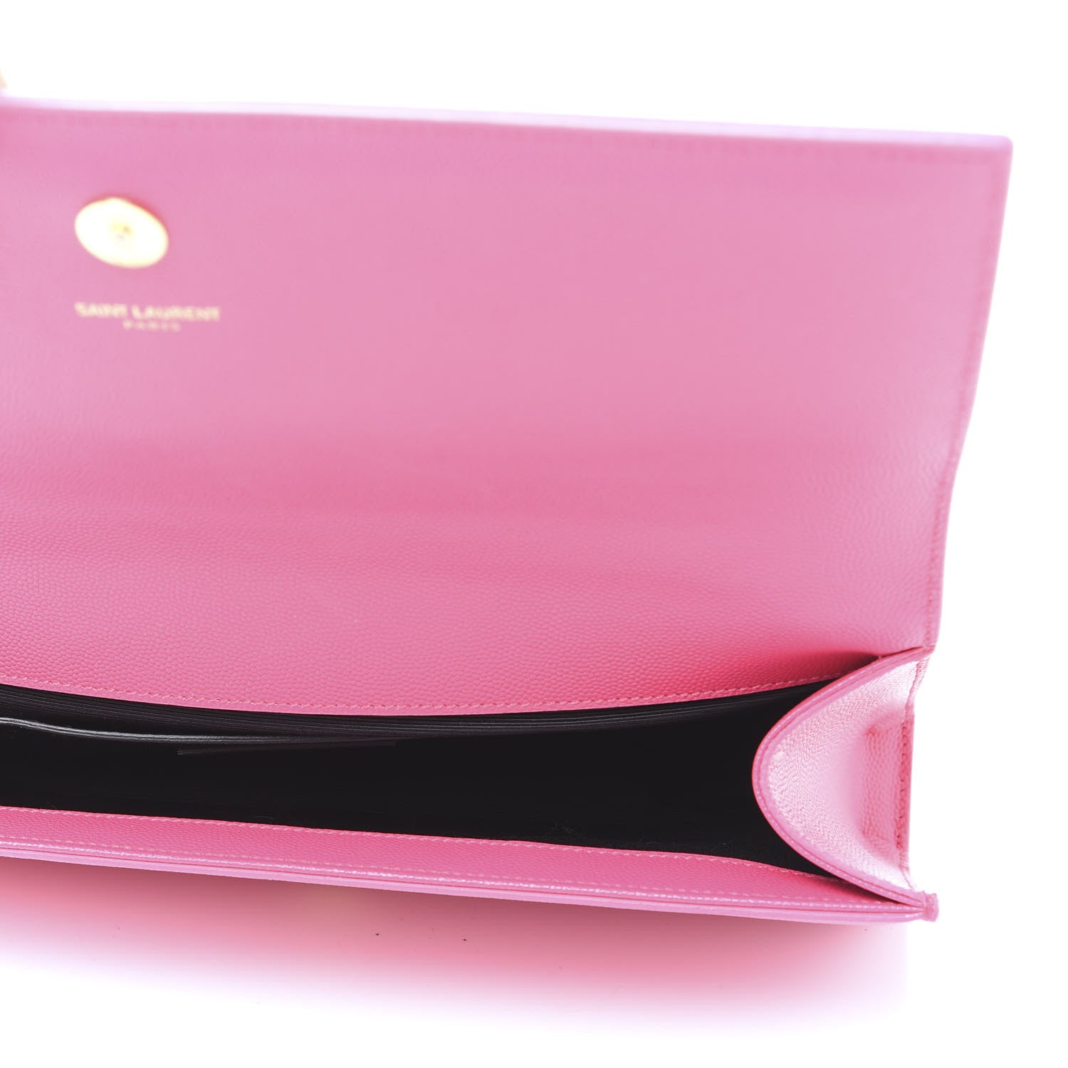 Saint Laurent Grain De Poudre Classic Monogram Cassandre Clutch Lipstick Fuchsia 4 of 8