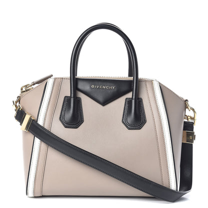 Givenchy Calfskin Small Tri-Color Antigona Beige Black White 1 of 11