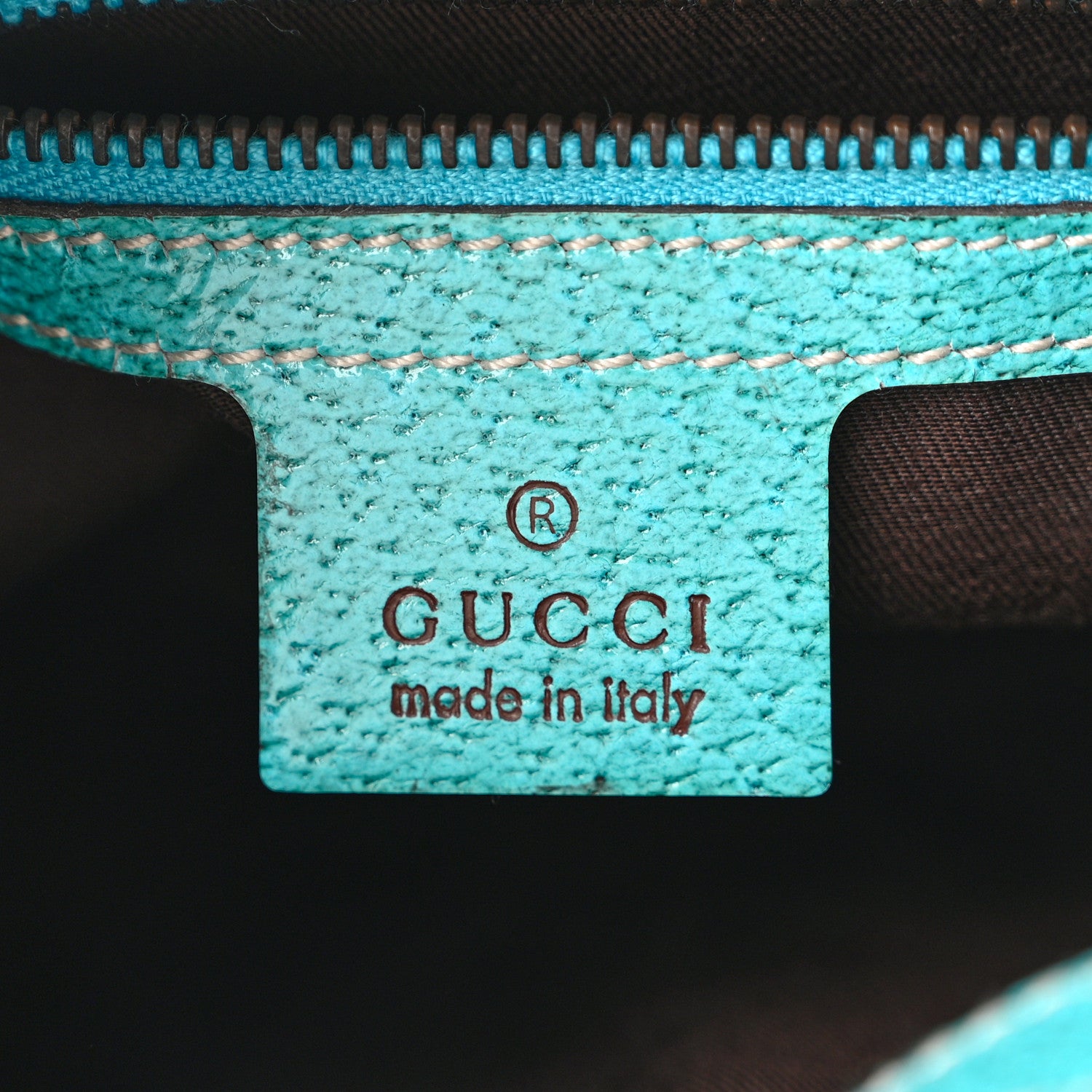 Gucci Monogram Mini Piston Lock Jackie O Hobo Blue 6 of 10