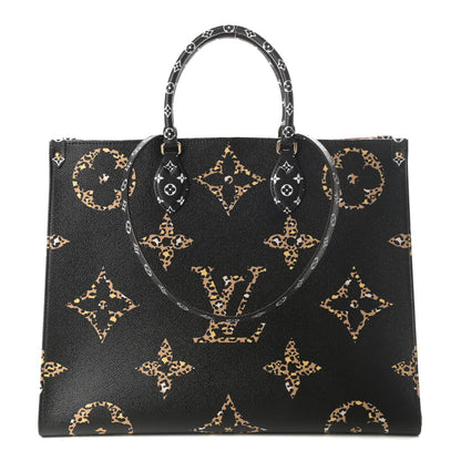 Louis Vuitton Monogram Giant Jungle Onthego GM Black 1 of 10