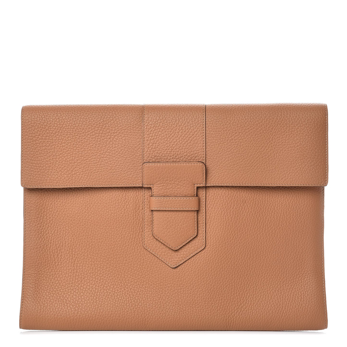 Taurillon Crispe Presse A4 Pouch Vegetal