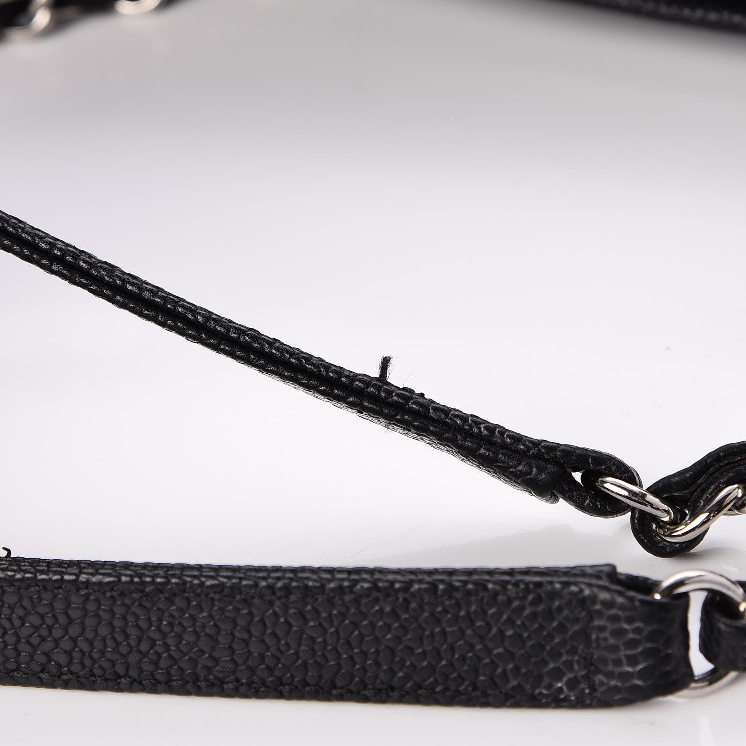 Chanel Grained Calfskin Quilted Small Daily Shopping Tote Black 8 of 9