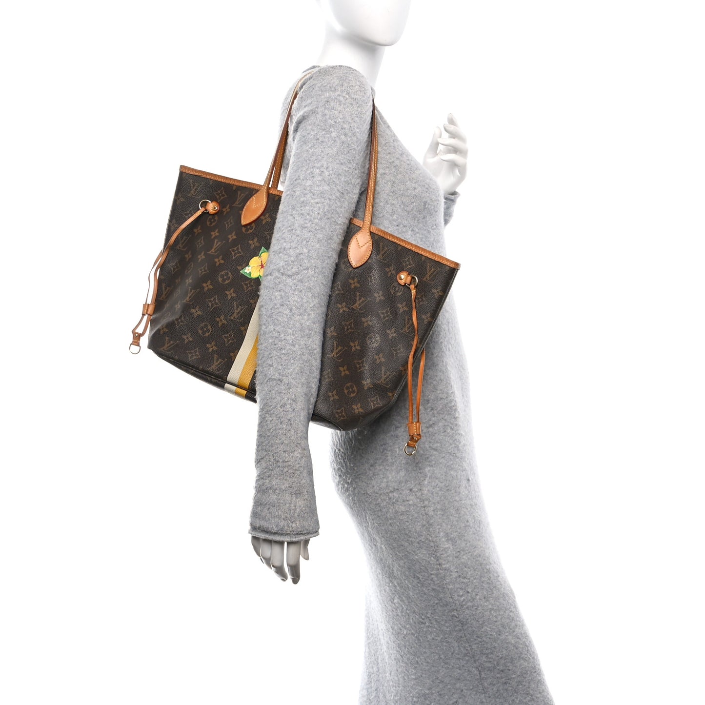 Monogram My LV Heritage Neverfull MM Yellow White