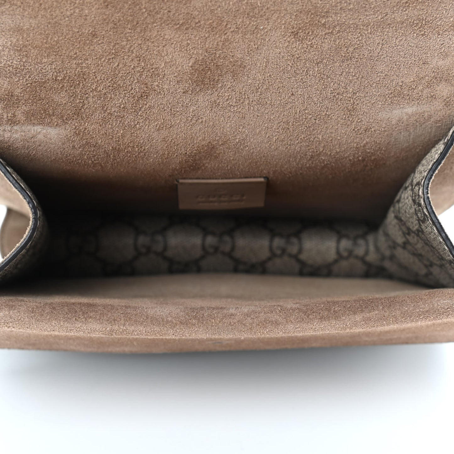 GG Supreme Monogram Mini Dionysus Shoulder Bag Taupe
