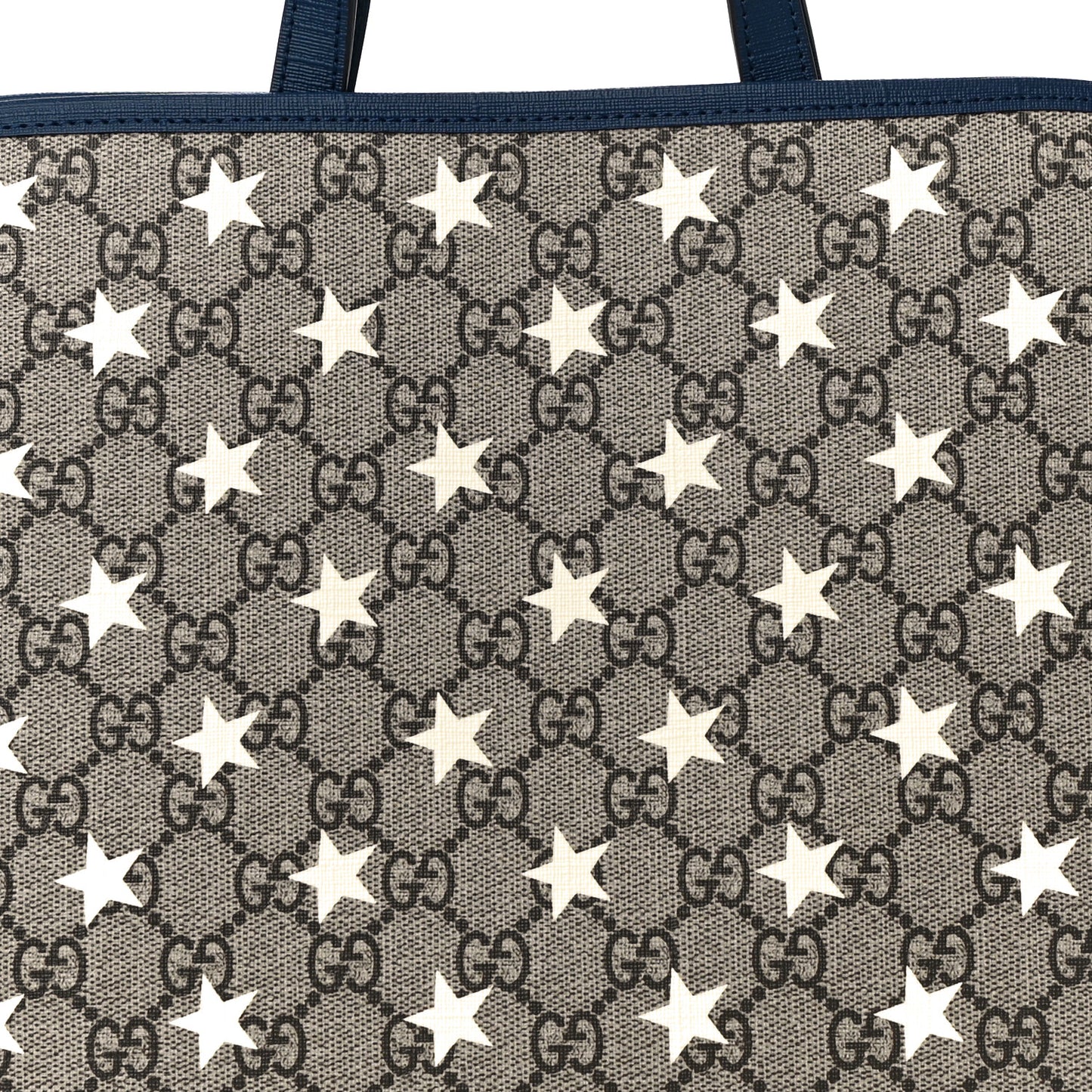 GG Supreme Monogram Stars Childrens Tote Beige Ebony Yellow Royal
