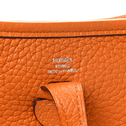 Hermes Taurillon Clemence Evelyne TPM Abricot 6 of 11