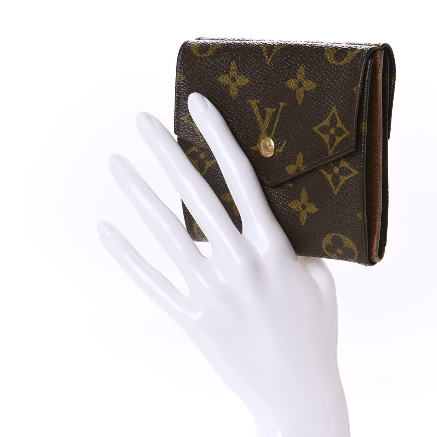 Louis Vuitton Monogram Porte-Monnaie Billets Wallet 2 of 7