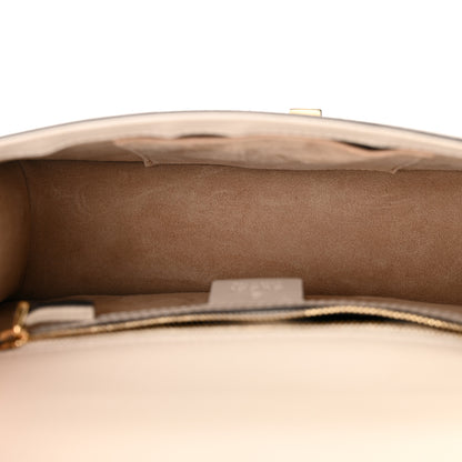 Gucci Calfskin Embroidered Small Sylvie Shoulder Bag White 5 of 11