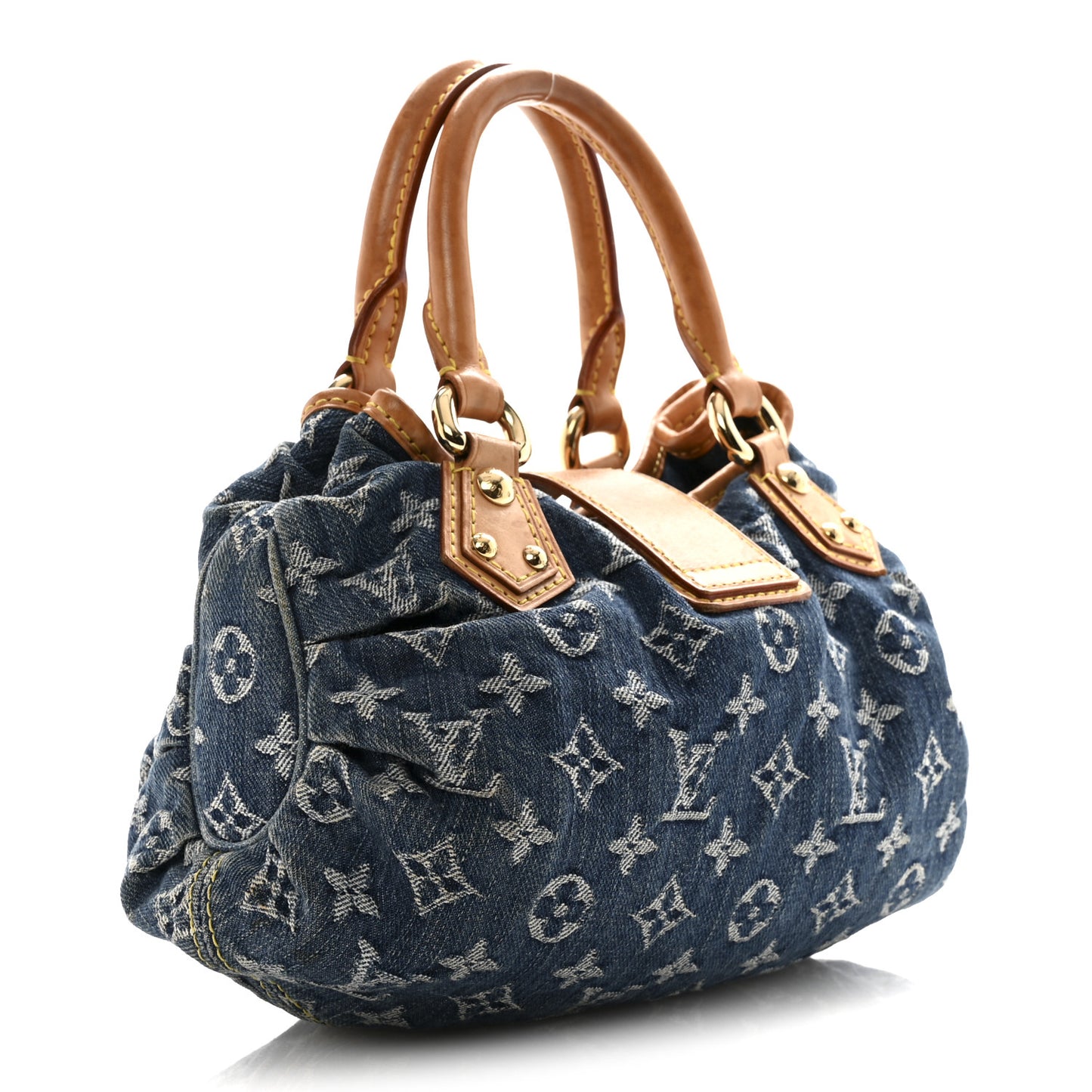 Monogram Denim Pleaty Blue