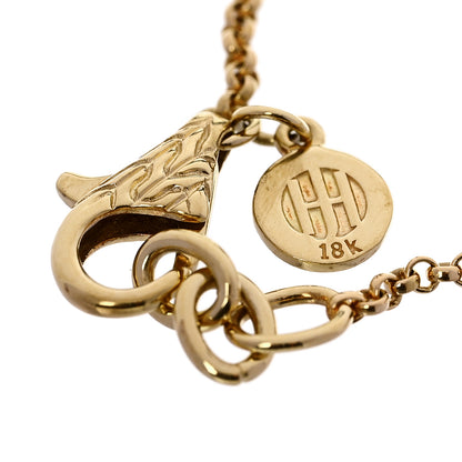 John Hardy 18K Yellow Gold Classic Chain Heart Charm Bracelet 3 of 3