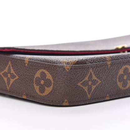 Louis Vuitton Monogram Pochette Felicie Chain Wallet Fuchsia 11 of 13