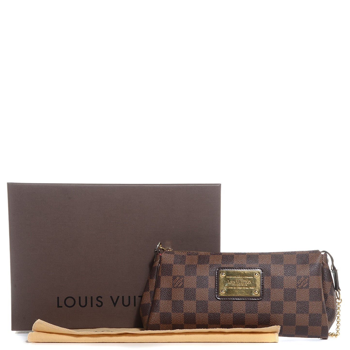 Damier Ebene Eva Clutch