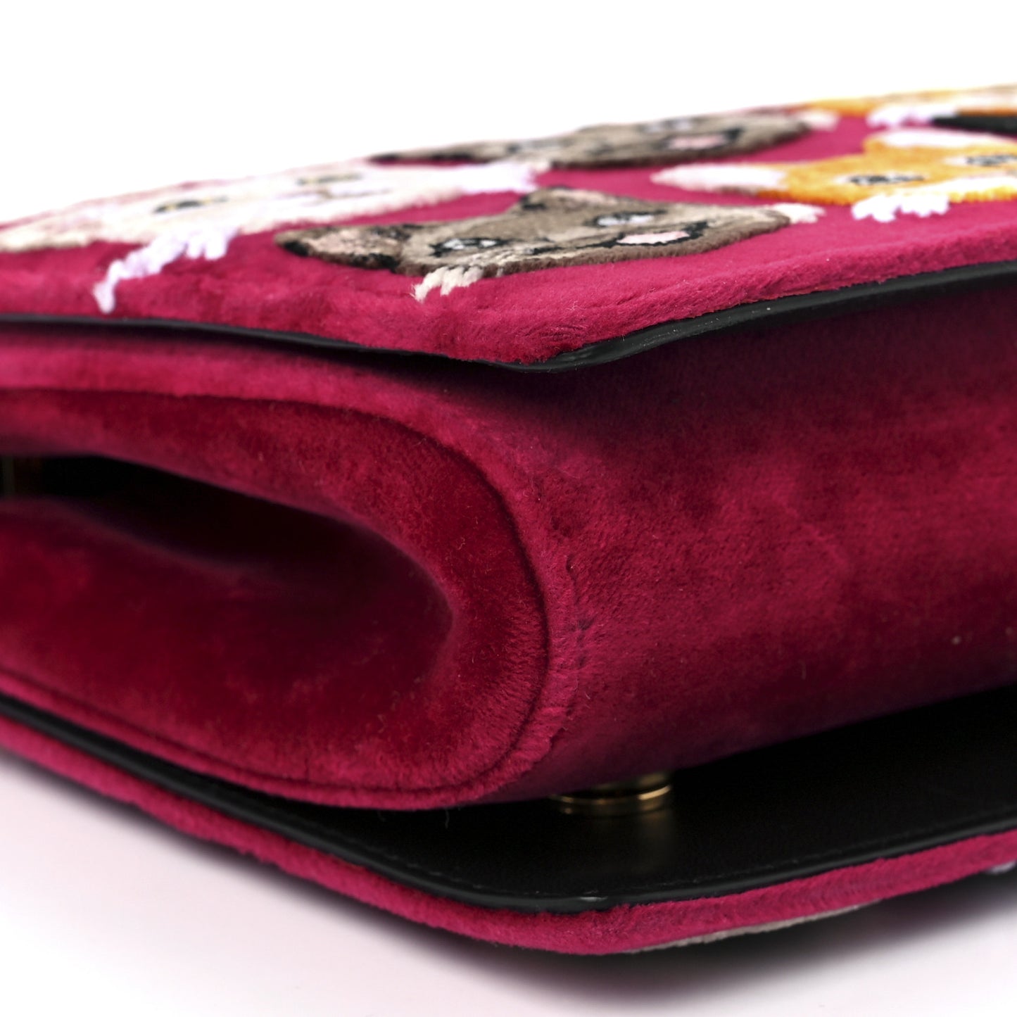 Velvet Cats Shoulder Bag Multicolor