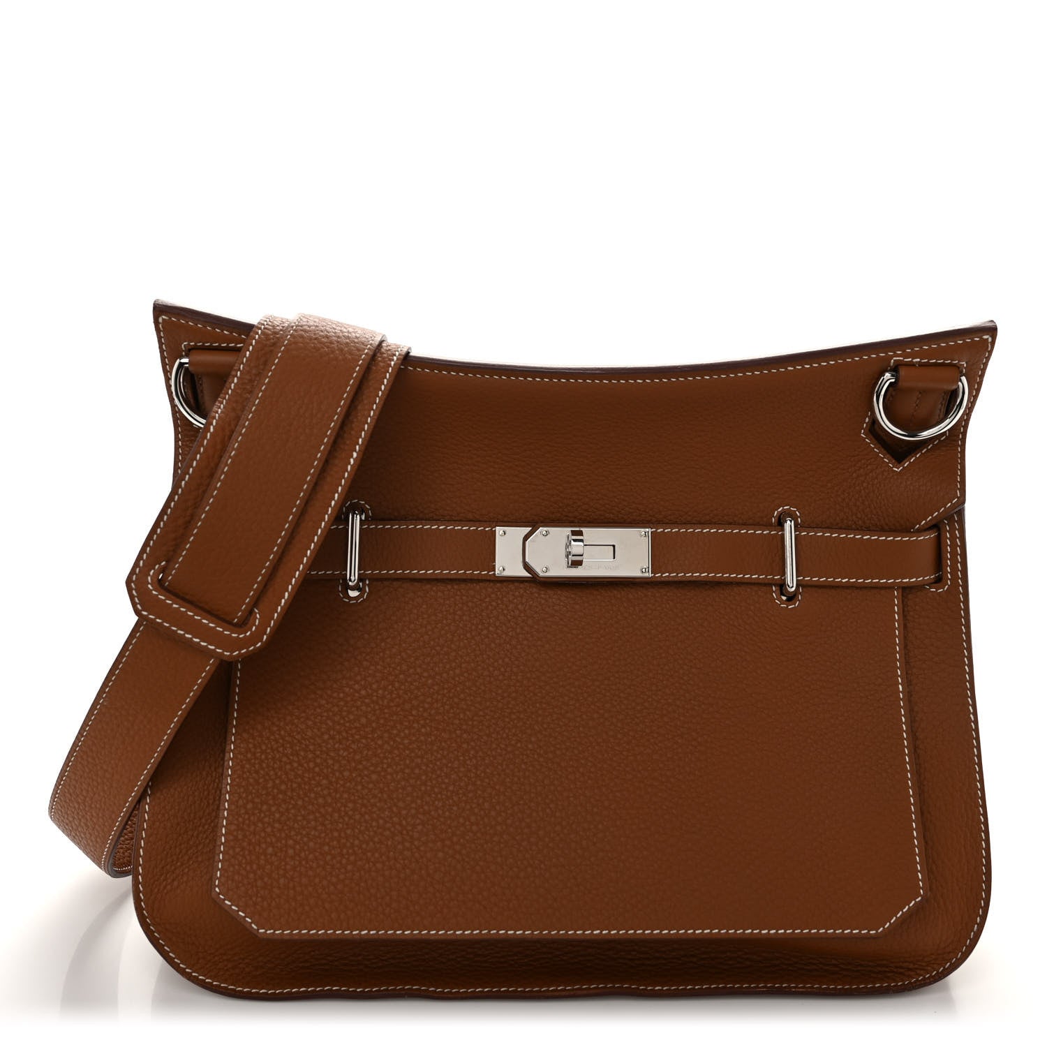 Hermes Taurillon Clemence Jypsiere 34 Gold 1 of 13