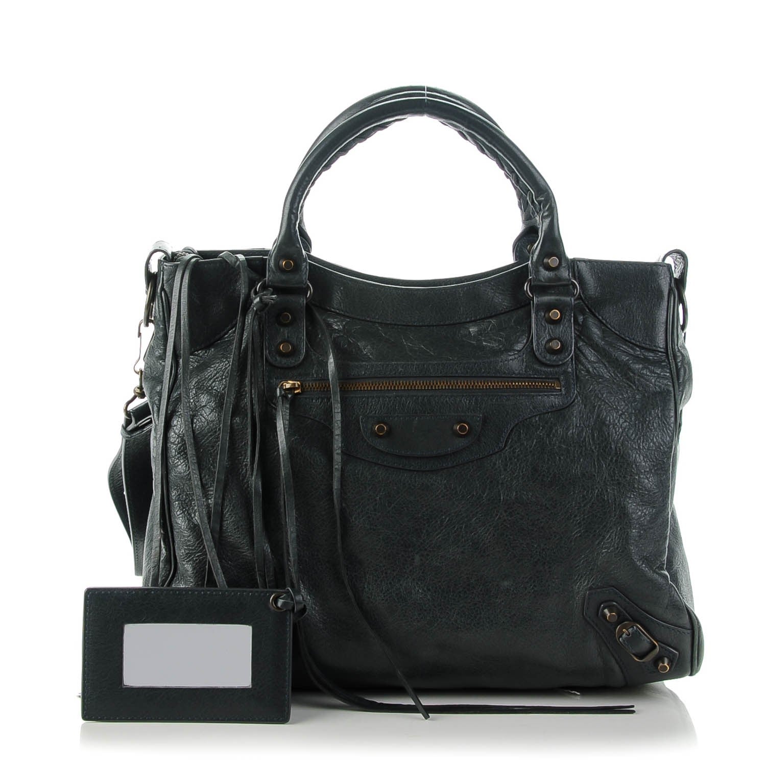Balenciaga Agneau Classic Hardware Velo Anthracite 1 of 8