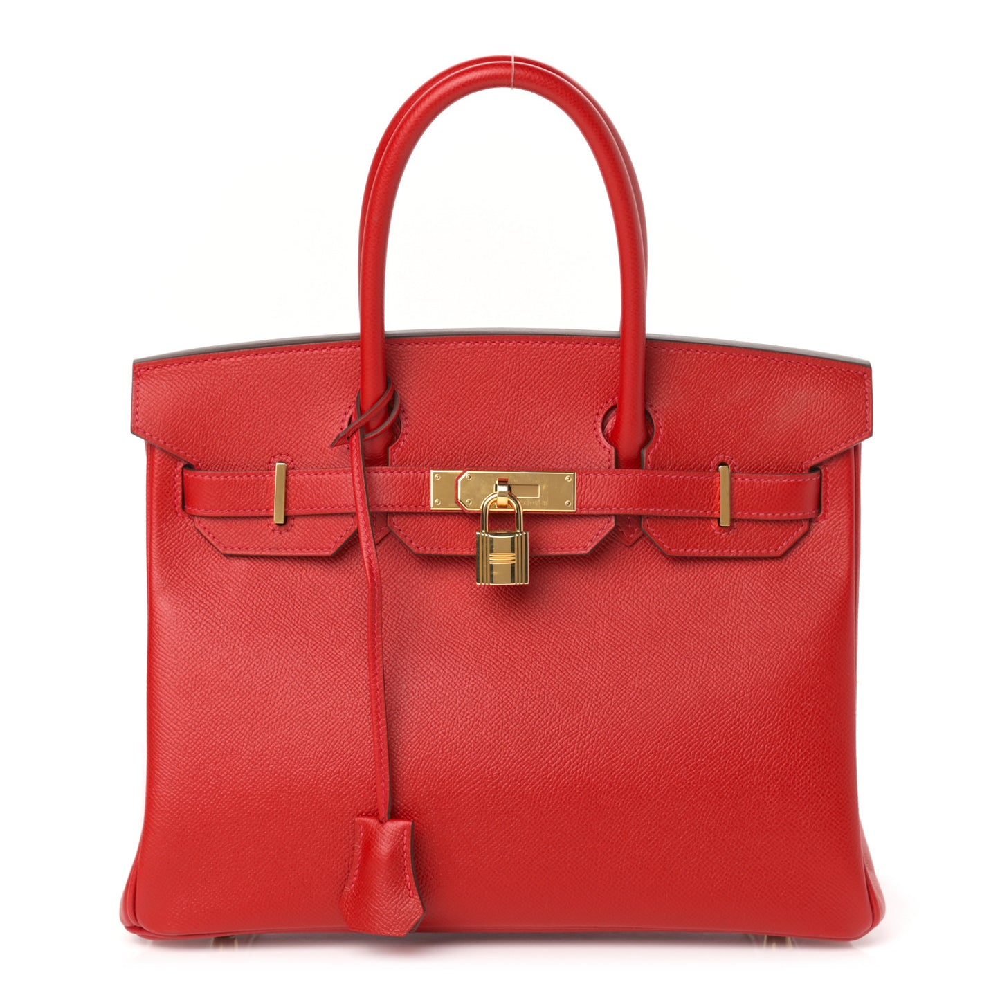 Epsom Birkin 30 Rouge Casaque