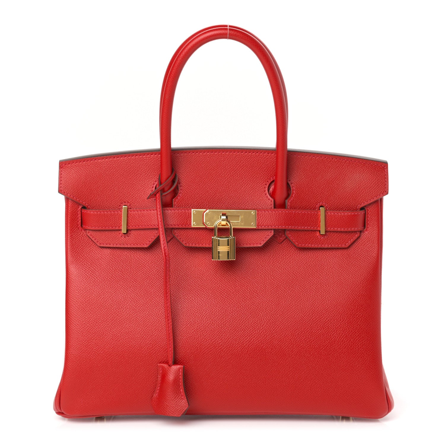 Hermes Epsom Birkin 30 Rouge Casaque 1 of 11