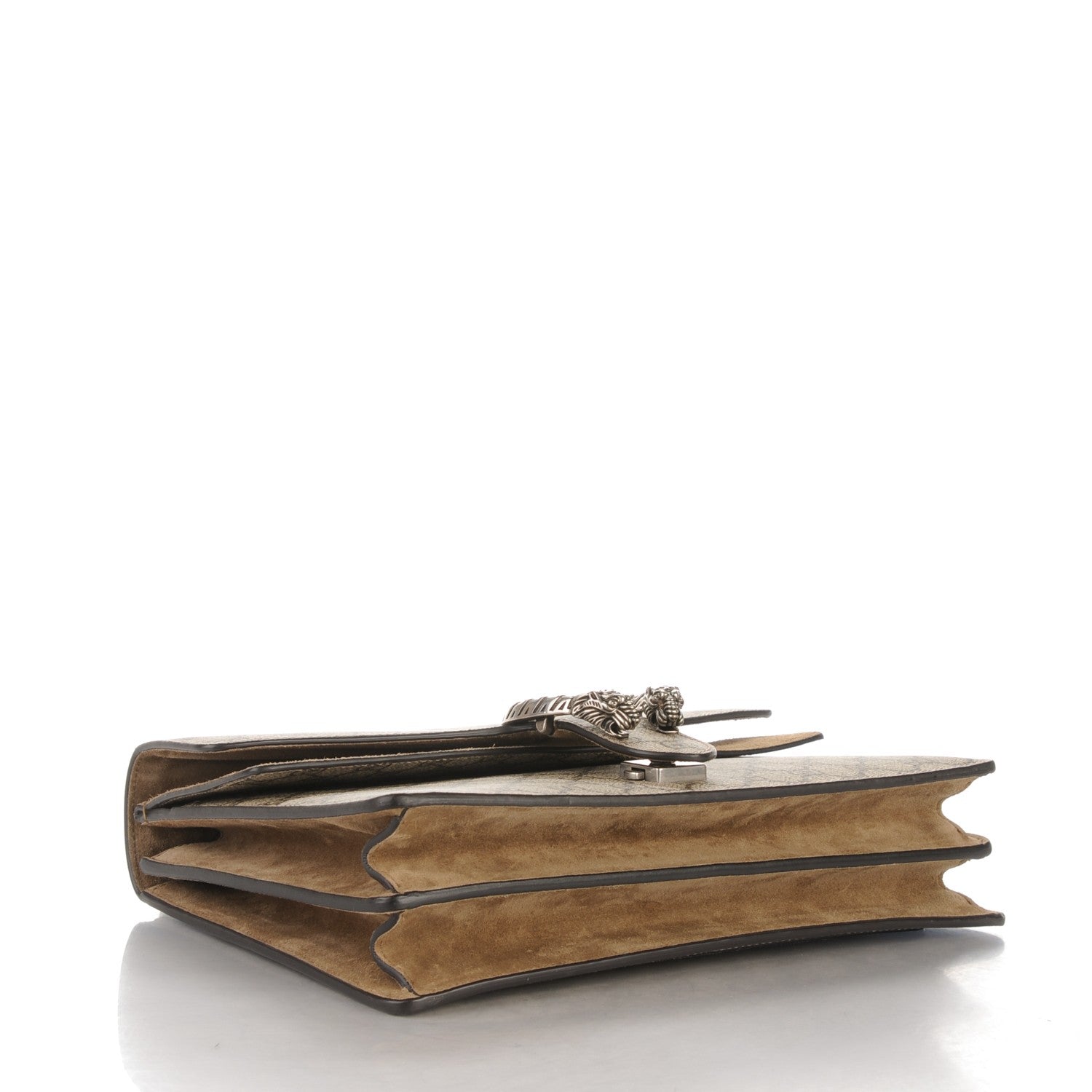 Gucci GG Supreme Monogram Medium Dionysus Shoulder Bag Taupe 4 of 7