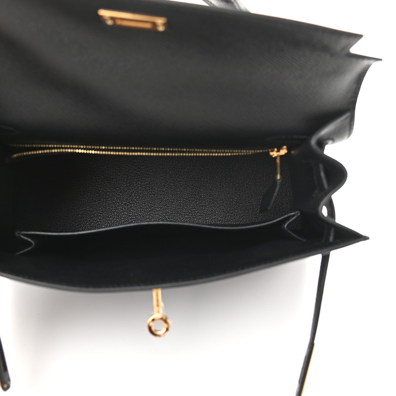 Hermes Epsom Kelly Sellier 25 Black 5 of 10